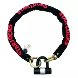 Star Locks - Antivol Chaine + Cadenas Ø10mm x 10mm x 1m