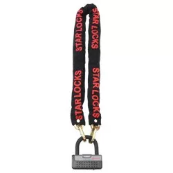 Star Lock - Antivol U + Chaîne 100mm x 290mm Longueur Chaine: 120cm