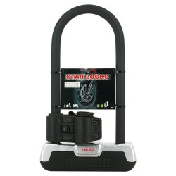 Star Locks - Antivol U 180 X 320 mm Ø18mm + Support De Fixation
