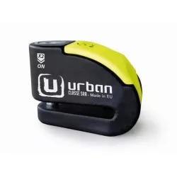 Urban - Antivol SRA - Bloque Disque Noir et jaune ø10 mm - Hi-Tech Alarme