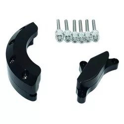Sifam - Kit Protection de Carters CNC Anodisés Noir Z 800 2013-2016 Gauche et Droit