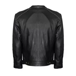 S-Line - Blouson Cuir Homme VINTAGE - Noir - Taille XL