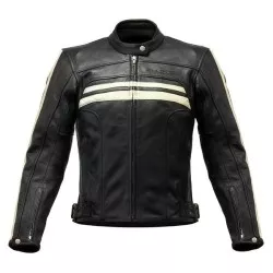 S-Line - Blouson Cuir Vintage ENFIELD Lady - Noir - Taille M