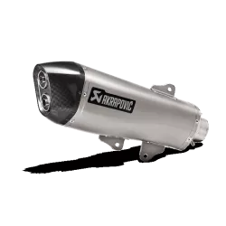 Silencieux Akrapovic Inox pour Yamaha YP400R ABS XMAX / IRON MAX 2017 et +
