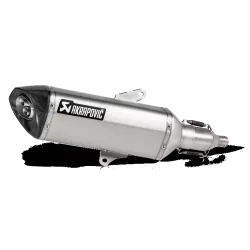 Silencieux Akrapovic SLIP-ON Inox, homologué, pour Honda Forza 300 ABS 2019 et +