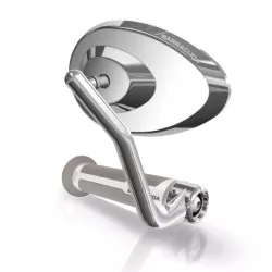 Rétroviseur moto Barracuda embouts de guidon STONE CHROME