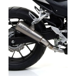 Silencieux racing PRO-RACE ARROW 71029PRI Inox pour Honda CB500F et CBR500R 2016-2018