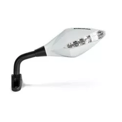 Rétroviseur moto Barracuda RACE-INDICATOR avec CLIGNOTANTS pour motos carénées