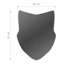 Bulle saute vent Aerosport Barracuda pour Honda NC700X et NC750X 2012-2014