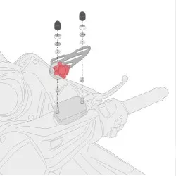Kit visserie spécifique 03VKIT GIVI pour monter le support universel S903A GIVI