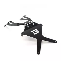 Support de plaque BARRACUDA Aluminium / Inox pour Honda CB650R 2019 et +
