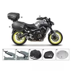 Pack bagagerie complet SHAD pour Yamaha MT09 2017 et +