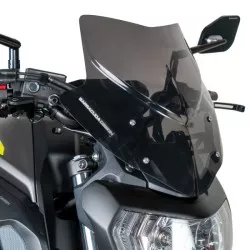 Bulle saute vent Aerosport Barracuda Fumée noir pour Yamaha MT07 2018 et +