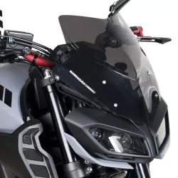 Bulle saute vent Aerosport Barracuda Fumée noir pour Yamaha MT09 2014-2016