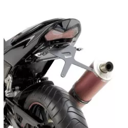 Support de plaque BARRACUDA Aluminium / Inox pour Kawasaki Z1000 et Z750 2003-2006