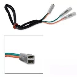 Adaptateur BARRACUDA de raccordement clignotants sur circuit origine pour motos Kawasaki