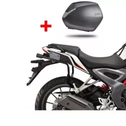 Pack valises Shad SH36 carbone + sacoches + supports pour Benelli BN251 et TNT25 2016 et +