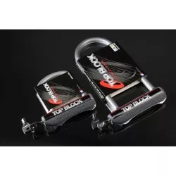 Antivol moto en U TOP BLOCK SILVER 16/210 (entraxe 124)