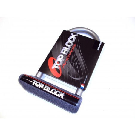 Antivol moto en U TOP BLOCK SILVER 124/250 (entraxe 124)