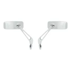 Kyoto - Paire de rétroviseurs universels chromé