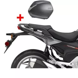 Pack valises Shad SH36 carbone + sacoches + supports pour Honda NC750X et NC750S 2016 et +