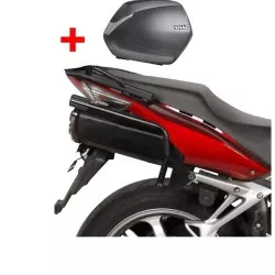 Pack valises Shad SH36 carbone + sacoches + supports pour Honda VFR800VTEC 2002-2013