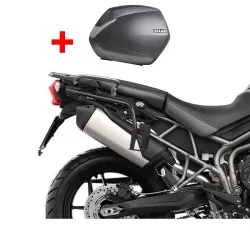 Pack valises Shad SH36 carbone + sacoches + supports pour Triumph Tiger 800 XC, XR, XRX 2011 et +