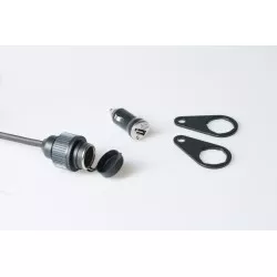 Kit de connexion electrique universel Fixation universelle M8 & M10. Avec USB Adapter.