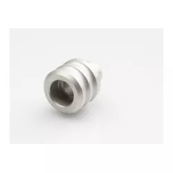 Extension de selecteur de vitesse 15 mm d'extension. Aluminium. Gris. Universel.