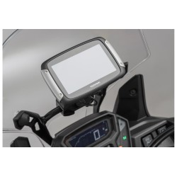 Support GPS pour barre O 10/12 mm Noir.