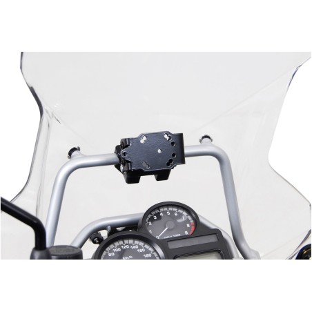 Support GPS pour barre O 17 mm Noir. BMW R 1200 GS Adventure (08-).