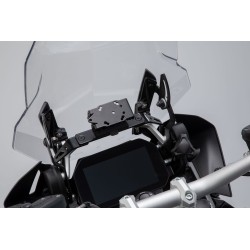 Support GPS pour cockpit Noir. BMW R1200GS (13-), R1250GS (18-).