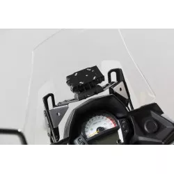 Support GPS pour cockpit Noir. Kawasaki Versys 650 (15-).