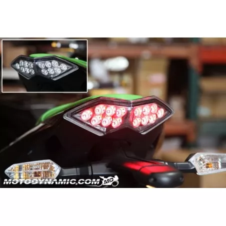 Feu à LEDS + clignotants - Kawa Z1000 10-13 et Z1000 SX 10-20 et Versys 650 10-20