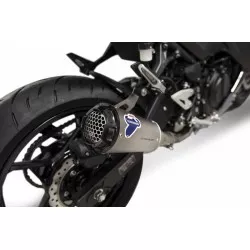 Silencieux Termignoni conique titane embout aluminium CNC anodisé pour Kawasaki Ninja 400 et Z400 2018 et +