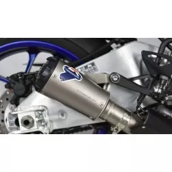 Silencieux Termignoni conique titane embout aluminium CNC anodisé pour Yamaha YZF R1 2015 et +