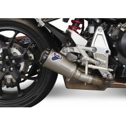 Silencieux Termignoni conique titane embout aluminium CNC anodisé pour Honda CB1000R 2018 et +