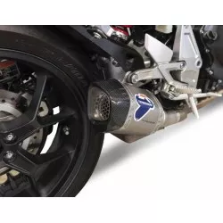 Silencieux Termignoni hexagonal titane et carbone pour Honda CB1000R 2018 et +