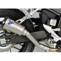 Silencieux Termignoni conique titane embout aluminium CNC anodisé pour Honda CB500F, CB500X, CBR500R 2019 et +