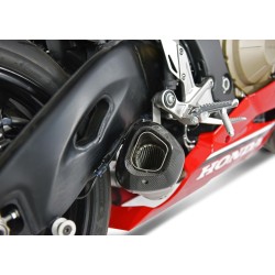 Silencieux Termignoni conique hexagonal titane carbone pour Honda CBR1000RR 2017 et +