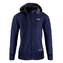 S-Line - Veste à Capuche STREET Femme / Renforts Kevlar - Bleu - Taille L
