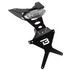 Support de plaque inclinable BARRACUDA Aluminium / Inox pour Suzuki SFV650 Gladius