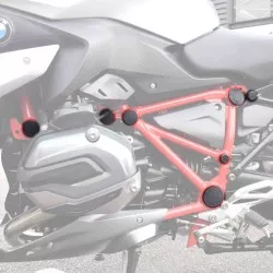 Puig - Bouchons de cadre 9333 - BMW R1200RS et, R1200R 2015-2018, R1250RS et R1250R 2019 et +