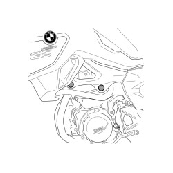 Puig - Bouchons de cadre 0096 - BMW F750GS et F850GS 2018 et +