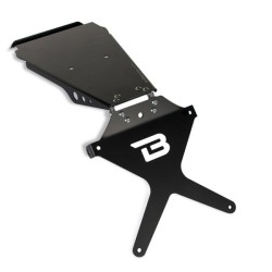 Support de plaque inclinable BARRACUDA Aluminium / Inox pour Triumph Street Twin