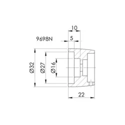 Puig - Embouts De Guidon Thruster  9698 - Benelli LEONCINO 500 2016-2019