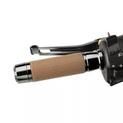 Puig - Jeu de poignées Vintage 9190, dimensions 119mm​​​​​​​, pour guidon 22mm de diamètre.​​​​​​​ 