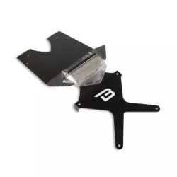 Support de plaque inclinable BARRACUDA Aluminium / Inox pour Triumph Speed Triple 2008-2010