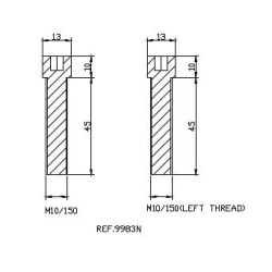 Puig - Adaptateur de rétroviseurs 9983 DROIT - BMW