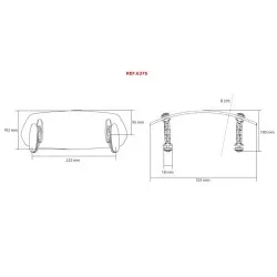 Puig - Visière multi-ajustable Clip-on 6375